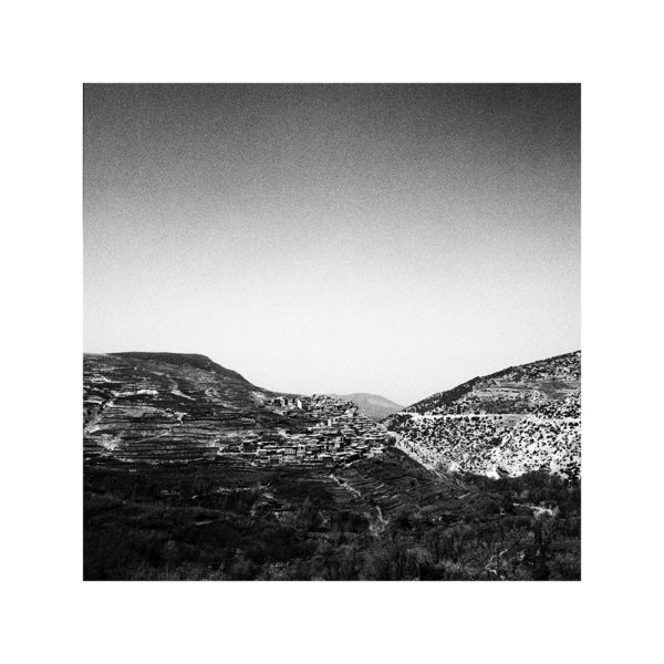 A village among the summits of the High Atlas mountains. Marrakech region, Morocco.